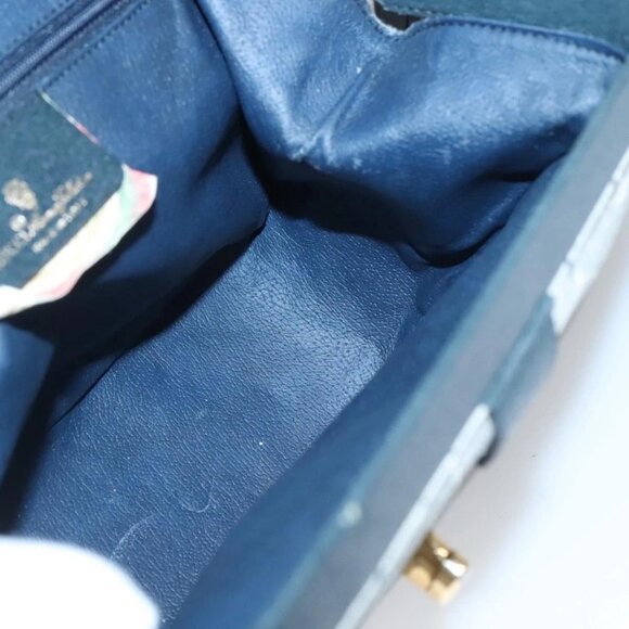 GUCCI Shoulder Bag PVC Leather Navy Gold 116 02 107 Auth ep9165 - Picture 13 of 16